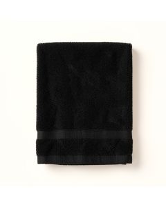 Glen Branch Bath Towel - Black (synthetic illustration; no displayed measurements)