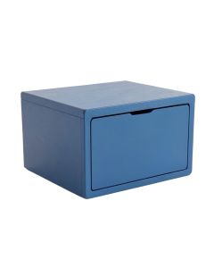 Pine Edge Under-Desk Drawer Unit - Blue