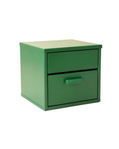 Bay Branch Small-Parts Storage Drawer Cabinet - Green