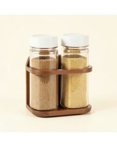 Tower Salt And Sugar Container 2 Jar Spice Rack (synthetic illustration; no displayed measurements)