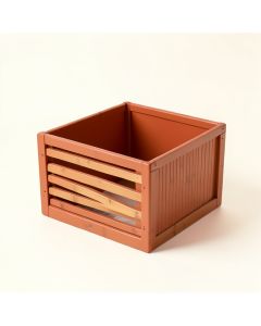 Pine Canyon Empty Furniture-Style Litter Enclosure - Terracotta (synthetic illustration; no displayed measurements)
