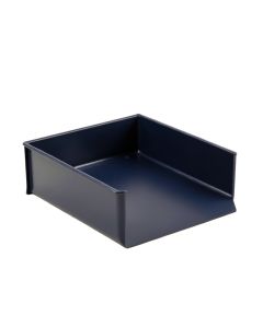 Linden Dell Empty Under-Desk Cable Tray - Navy (synthetic illustration; no displayed measurements)