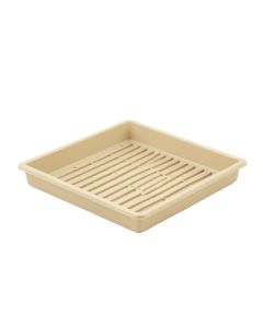 Field Brook Empty Under-Desk Cable Tray - Beige (synthetic illustration; no displayed measurements)