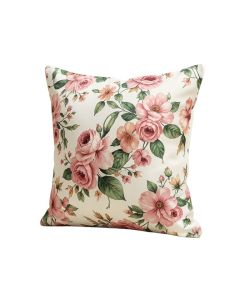 Ertem Indoor/Outdoor Floral Throw Pillow