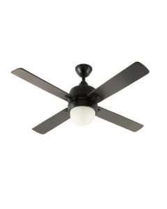 36 '' Mercurio 3 - Blade Caged Ceiling Fan With Wall Control And Light Kit Included