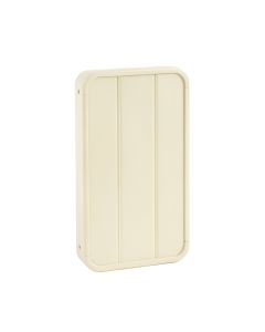 Harbor Bridge Narrow Outdoor Storage Bench - Cream (synthetic illustration; no displayed measurements)