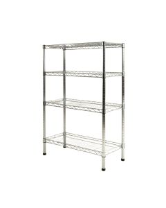 Glenaire 31.5 '' H X 13.77 '' W X 9.84 '' D 4 Shelf Wire Shelving Unit