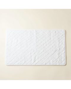 Cliff Dell Bath Mat - White (synthetic illustration; no displayed measurements)