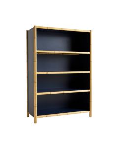 Dune Edge Freestanding Bookcase - Navy