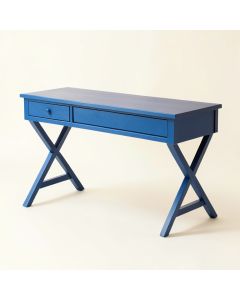 Summit Bridge Writing Desk - Blue (synthetic illustration; no displayed measurements)