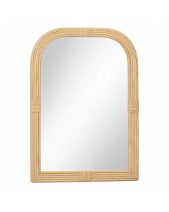 Flint Bridge Framed Wall Mirror - Beige