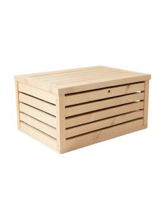 Field Bend Closed Outdoor Storage Box - Beige