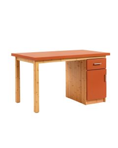 Field Bluff Empty Workshop Workbench - Terracotta (synthetic illustration; no displayed measurements)