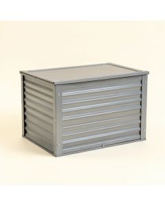 Lake Brook Closed Outdoor Storage Box - Gray (synthetic illustration; no displayed measurements)