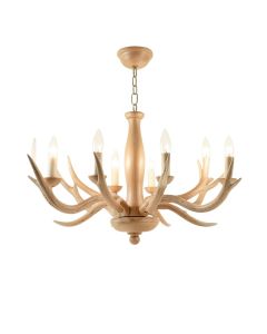 Sybil Unique Statement Classic Traditional Chandelier With Antler Accents (synthetic illustration; no displayed measurements)