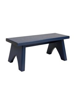 Sage Brook Indoor Bench - Navy (synthetic illustration; no displayed measurements)
