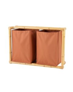 Elm Canyon Laundry Sorting Station With Plain Removable Bags - Terracotta (synthetic illustration; no displayed measurements)