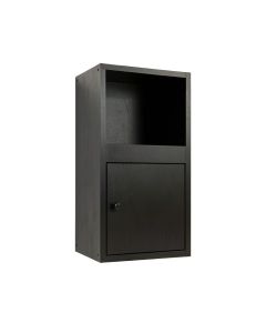 Laurel Branch Wall-Mounted Entry Cabinet - Black