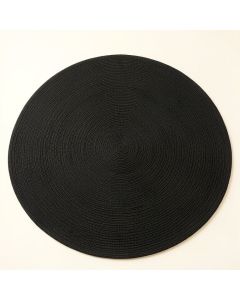 Briar Crossing Round Area Rug - Black (synthetic illustration; no displayed measurements)