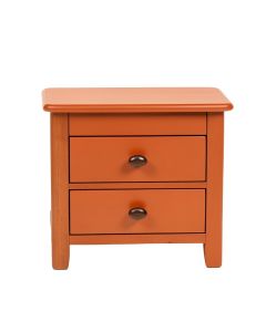 Slate Arc Nightstand - Terracotta (synthetic illustration; no displayed measurements)