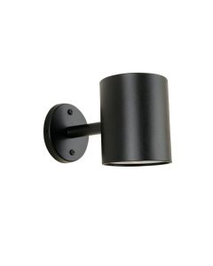Clay Bend Wall Sconce Mounted On A Plain Wall - Black (synthetic illustration; no displayed measurements)