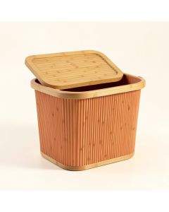Fern Bridge Laundry Hamper - Terracotta (synthetic illustration; no displayed measurements)