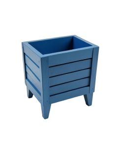 Harbor Canyon Empty Raised Planter - Blue