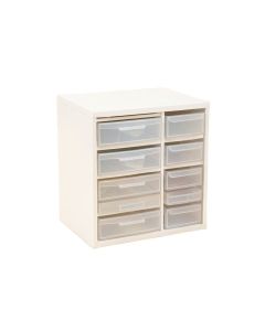 Hazel Dale Small-Parts Storage Drawer Cabinet - White