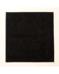 Spruce Branch Bath Mat - Black (synthetic illustration; no displayed measurements)
