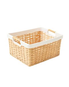 Lake Canyon Empty Storage Basket - White