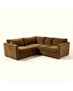 Ewall 130 '' Wide Chenille Left Hand Facing Corner Sectional (synthetic illustration; no displayed measurements)