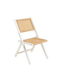 Vale Crest Folding Outdoor Chair - White