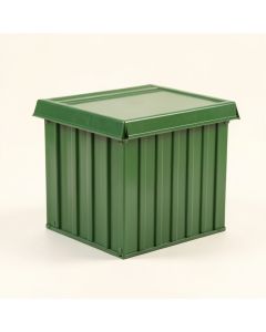 Juniper Canyon Closed Outdoor Storage Box - Green (synthetic illustration; no displayed measurements)