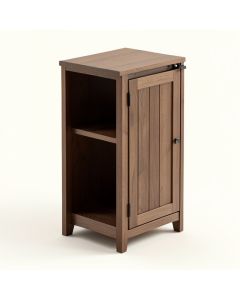 Landia Home Over The Toilet Storage Shelving - Bathroom Shelf And Cabinet With Sliding Barn Door (synthetic illustration; no displayed measurements)