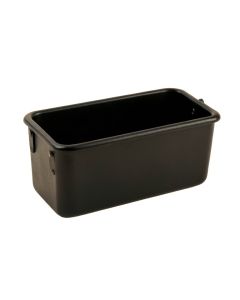 Briar Crest Empty Railing Planter With Integral Brackets - Black (synthetic illustration; no displayed measurements)