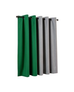 Rotteck Geometric Room Darkening Grommet Curtain Panels