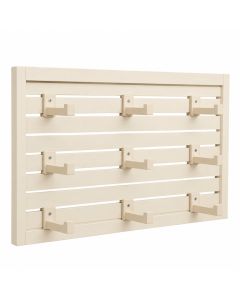 Moss Dale Empty Wall-Mounted Tool Organizer Panel - Cream