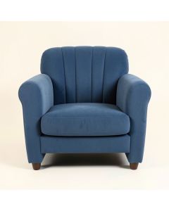 Willow Canyon Upholstered Armchair - Blue (synthetic illustration; no displayed measurements)