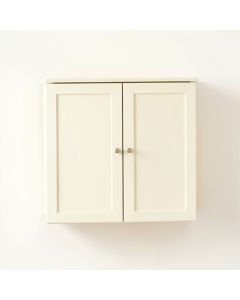 Moss Bluff Wall-Mounted Entry Cabinet - Cream (synthetic illustration; no displayed measurements)