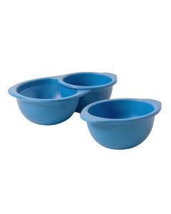 Homeries Silicone\T 3 Piece Colander Set