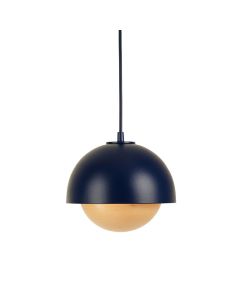 Clay Arc Pendant Light Suspended From One Plain Cable