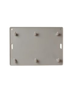 Stone Crossing Empty Wall-Mounted Tool Organizer Panel - Gray