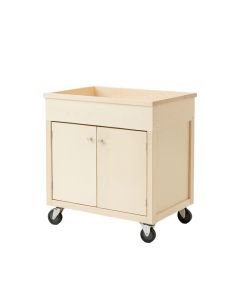 Briar Dale Empty Rolling Workshop Cart - Ivory