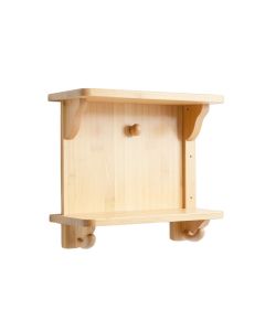 Ash Canyon Wall-Mounted Entryway Organizer Shelf - Beige (synthetic illustration; no displayed measurements)