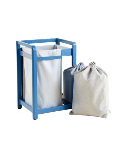 Alder Canyon Laundry Sorting Station With Plain Removable Bags - Blue (synthetic illustration; no displayed measurements)