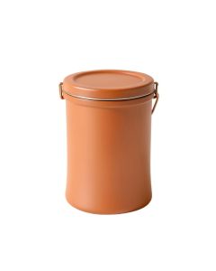 Stone Branch Storage Canister With Lid - Terracotta