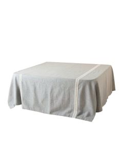 Glen Brook Flat Bed Sheet - Gray (synthetic illustration; no displayed measurements)