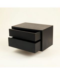 Willow Crossing Under-Desk Drawer Unit - Black (synthetic illustration; no displayed measurements)