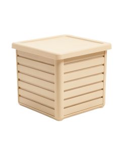 Brook Branch Closed Outdoor Storage Box - Beige (synthetic illustration; no displayed measurements)