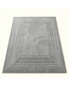 River Canyon Rectangular Outdoor Rug - Gray (synthetic illustration; no displayed measurements)